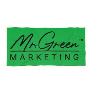 Mr. Green Marketing - Green Beach Towel