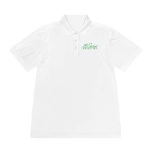 Mr. Green Marketing Green Logo - Men's Sport Polo Shirt - Phone Number On Back