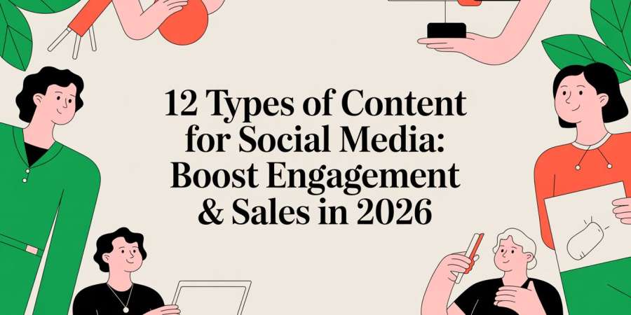 12 Types of Content for Social Media: Boost Engagement & Sales in 2026