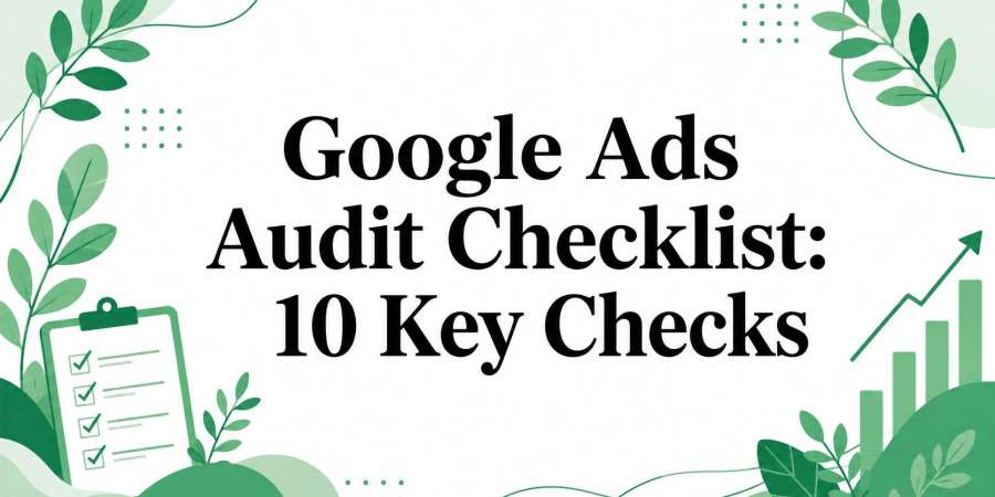 Google Ads Audit Checklist: 10 Key Checks