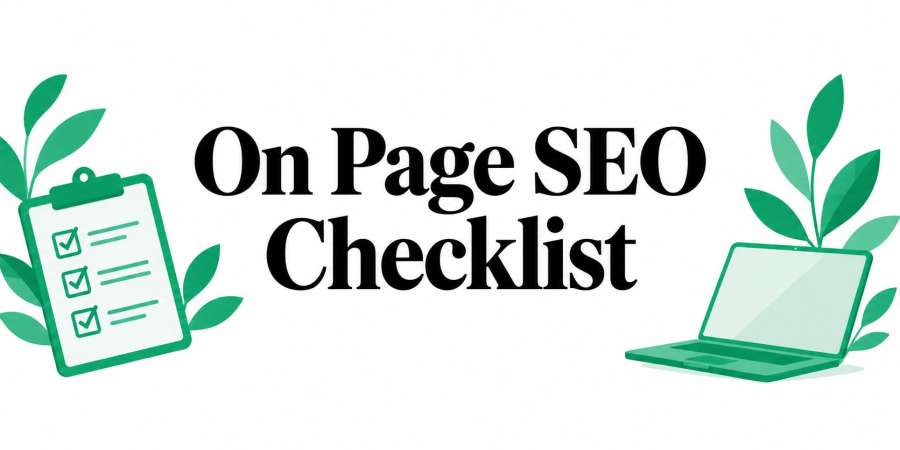 On Page SEO Checklist